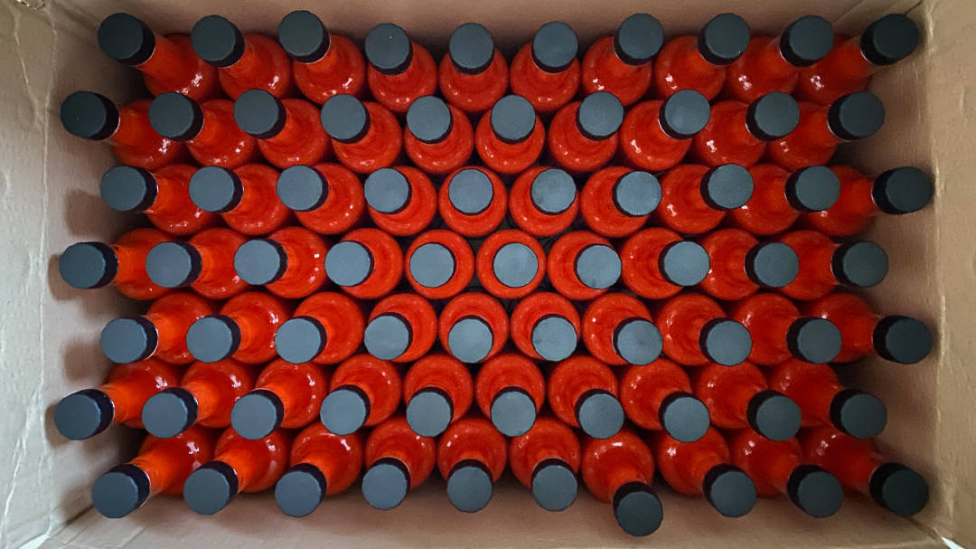 Driving half a ton of hot sauce to Edinburgh in an ice cream van